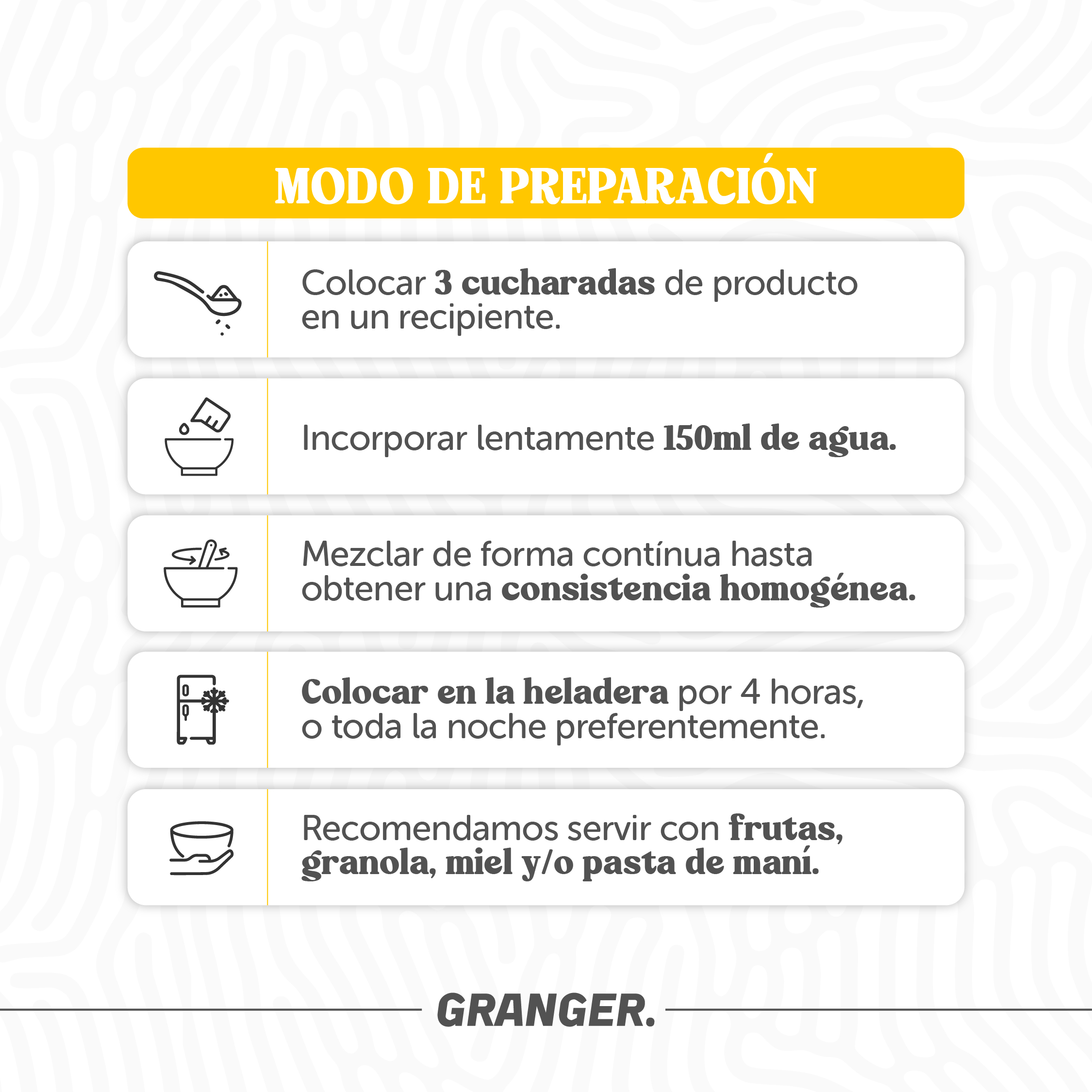 Cómo preparar Chia Pudding Granger